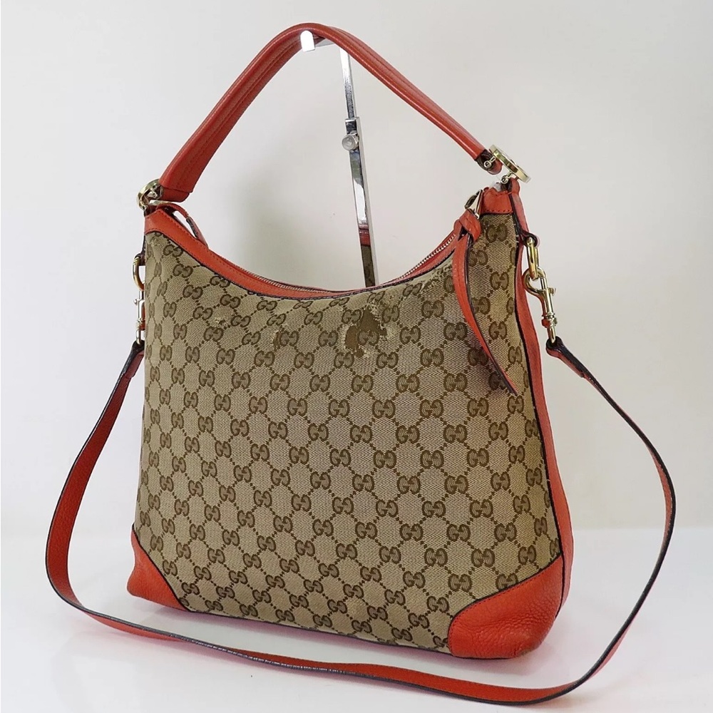 Vintage Gucci Hobo Bag GG canvas